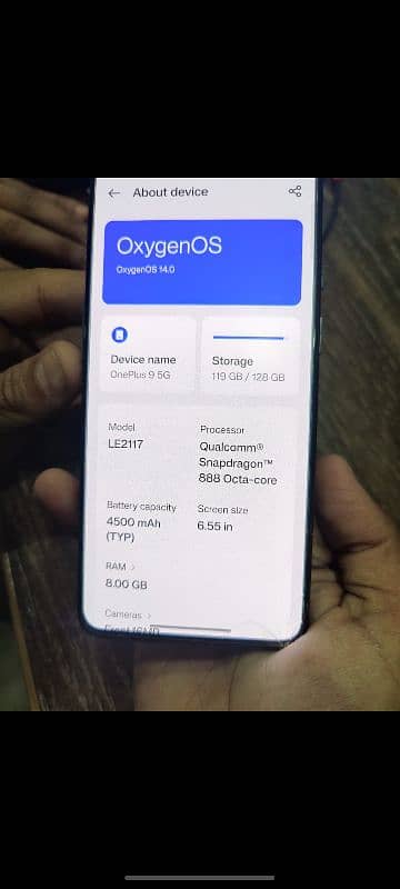 OnePlus 9 with Box 8GB RAM and 128GB ROM 3