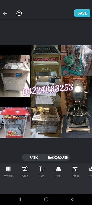 Cotton Candy Machine Fryer salad bar Dough Mixer Pizza Oven box slush 4