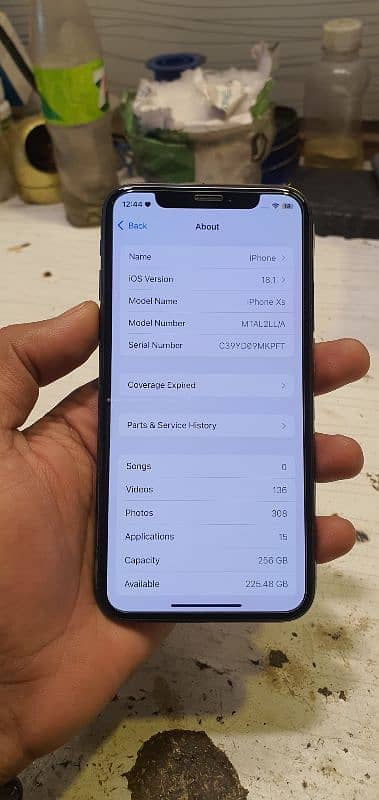 iphone xs 256 GB non PTA bilkul okay mobile hai condition 10 by 10 0