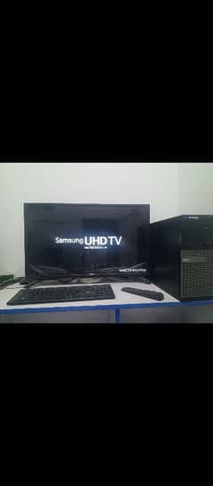 32" LED + i3 2nd gen PC for sale