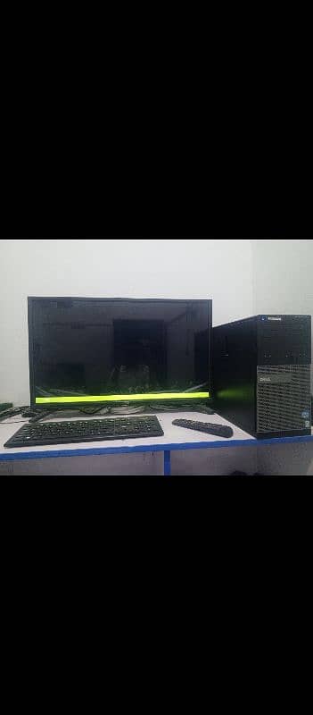 32" LED + i3 2nd gen PC for sale 1