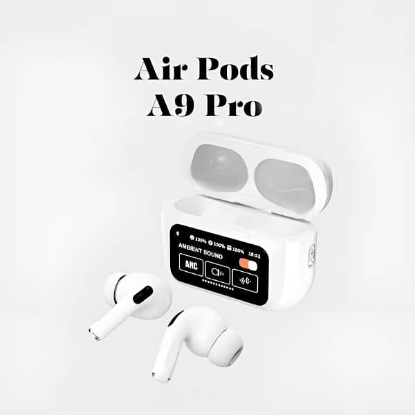 A9 Pro Airpods / Screen Earbuds / Trending Earbuds 3