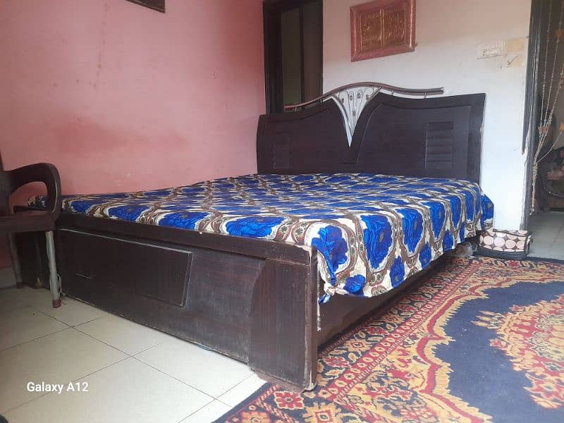 Double Bed With Matress 1