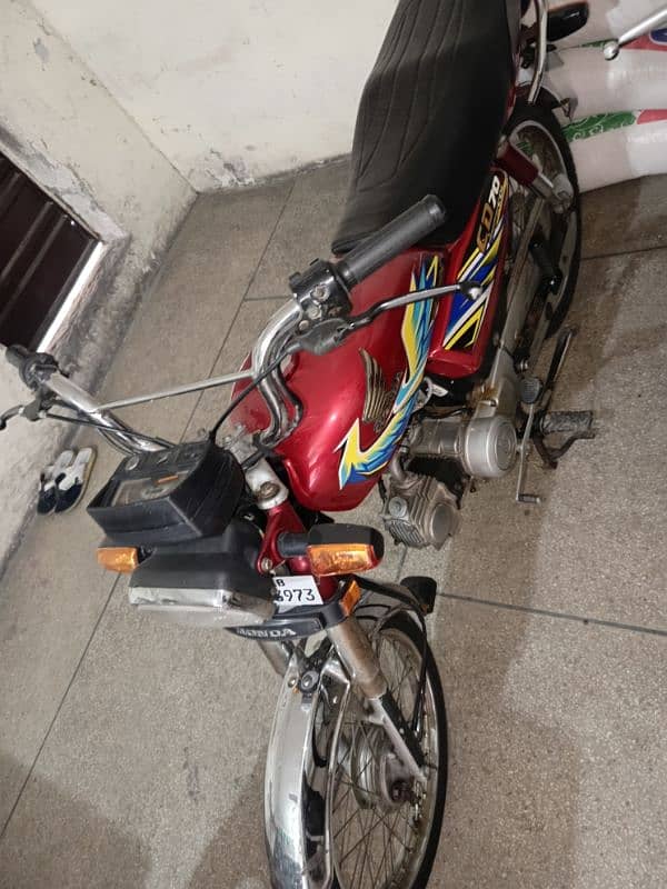 honda CD 70 10 by 10 condition for sale 1