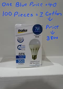 Bulb Available on wholesale price. 7w , 9w , 12w