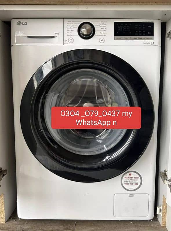 LG Direct drive 9kg washing O3O4 _O79_O437 my WhatsApp n 0