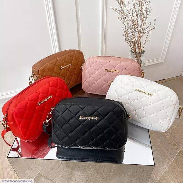 1 PC Girl's Embroidered PU Leather Bag 3