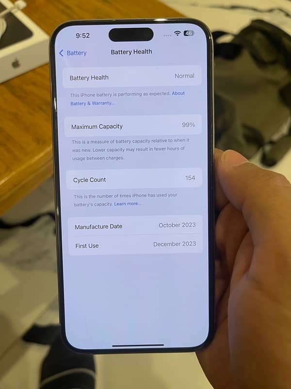 Iphone 15 Pro Max almost new 8