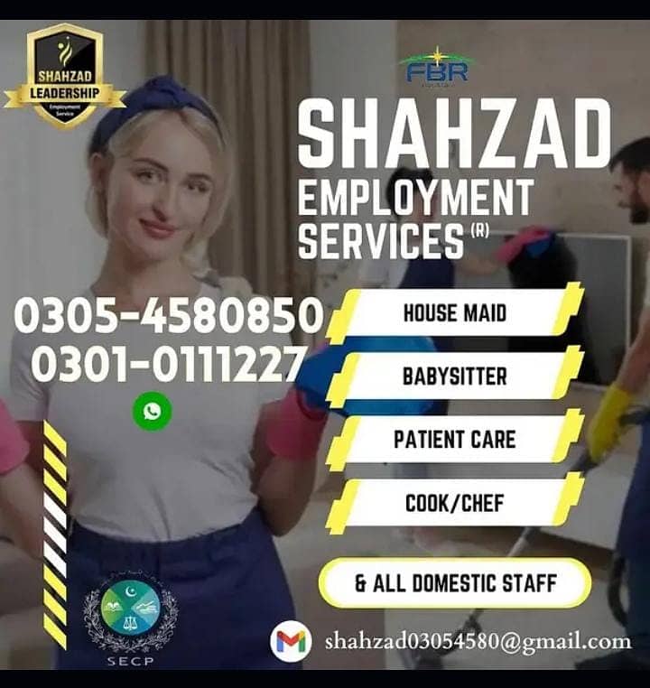 Shahzad Employment Service / Helper / Philpino / Nigerians / Security 4