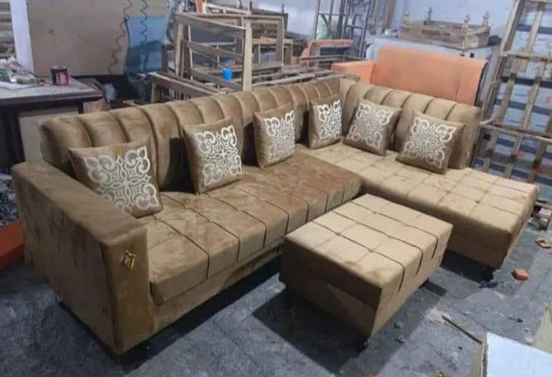 L shape sofa / 5 seater sofa / wooden sofa / Sofa for sale 2