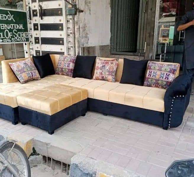 L shape sofa / 5 seater sofa / wooden sofa / Sofa for sale 6