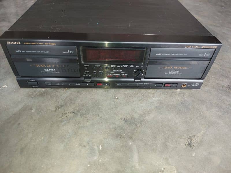 aiwa Stereo Dubble Cassette Deck modle No AD WX 929 1