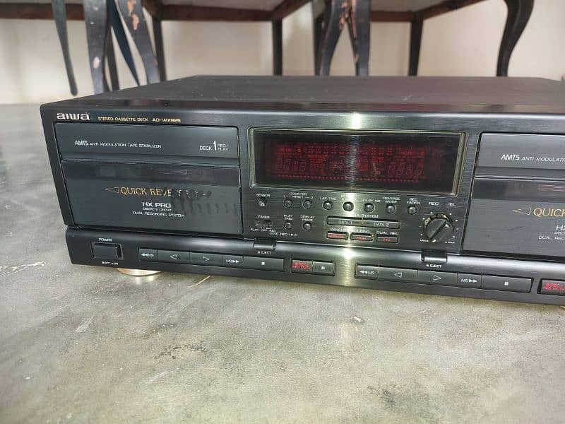 aiwa Stereo Dubble Cassette Deck modle No AD WX 929 3