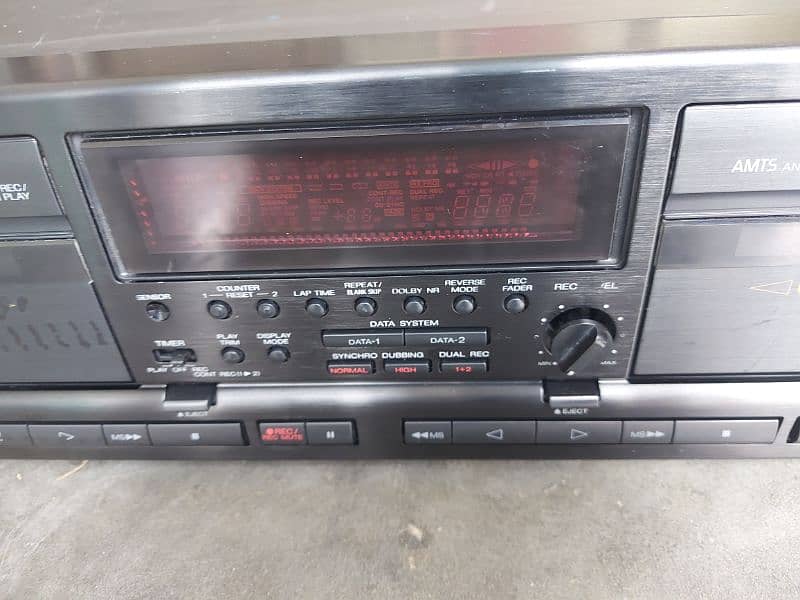 aiwa Stereo Dubble Cassette Deck modle No AD WX 929 5