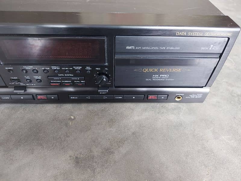 aiwa Stereo Dubble Cassette Deck modle No AD WX 929 10