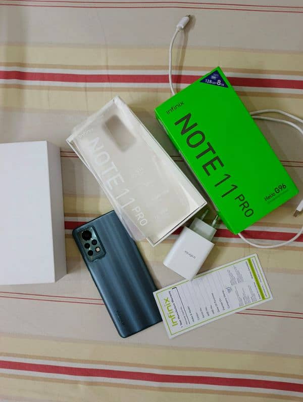 infinix note 11 pro 8+5/128 complete box 10/10 condition for sale 8