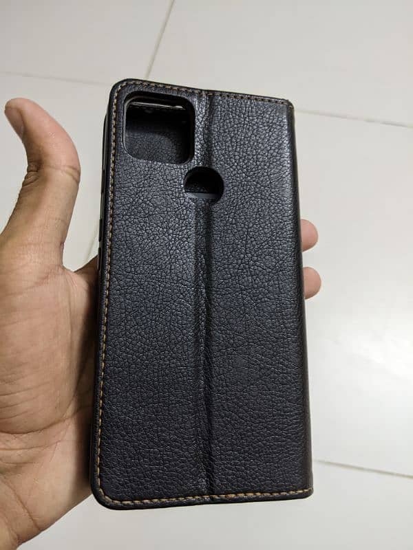 Pixel 4a 5g leather flip cover 0