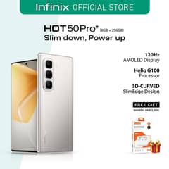 Infinix Hot 50 Pro Plus (8/256) Available On Easy Installment Plan