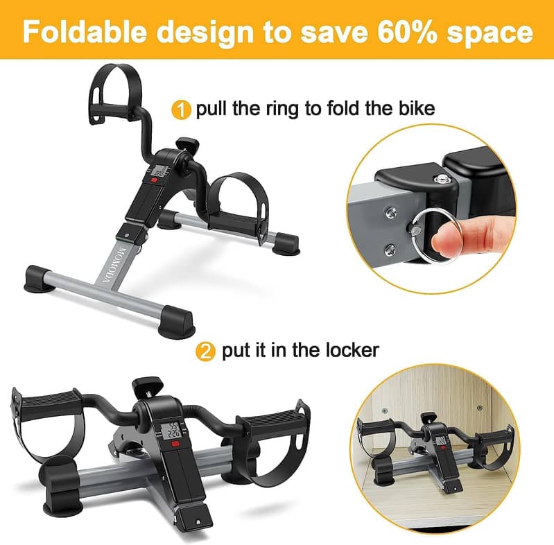 Mini Pedal Exercise Bike Cycle Portable Pedal Exerciser Machine 2