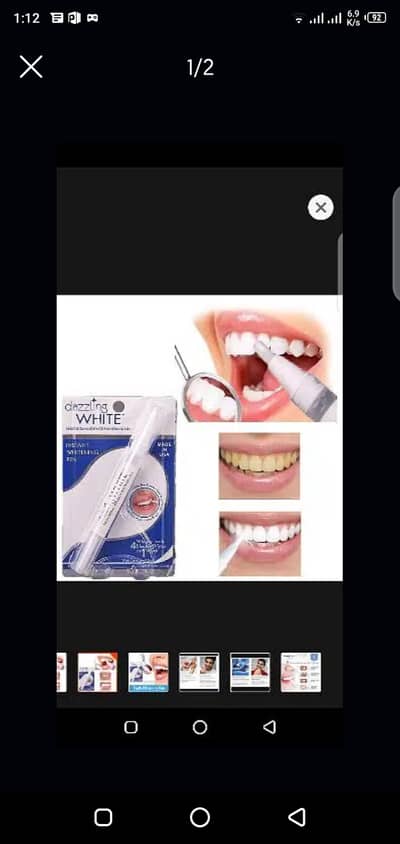 Teeth whitening pen
