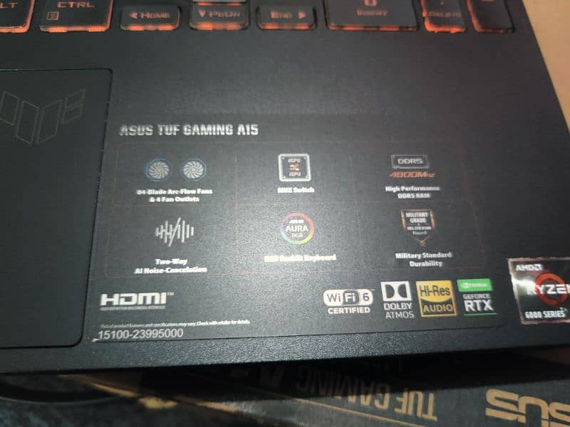 Asus Tuf Gaming Laptop Ryzen 7 Processor 5