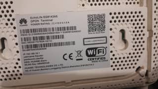 Huawei CATV Router GPON 10 BY 10 Condition