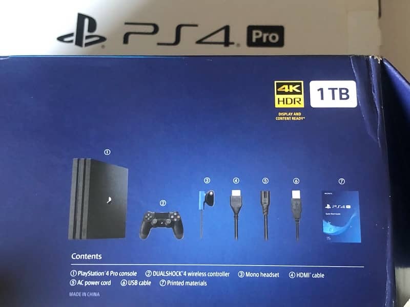 Ps4 Pro 1tb 7