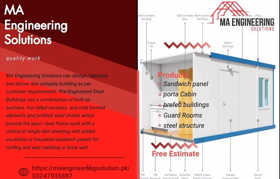 Porta Cabin Portable container Room Offices 2