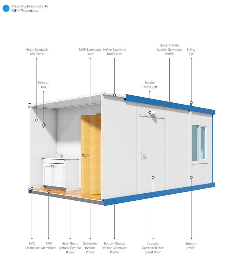 Porta Cabin Portable container Room Offices 9