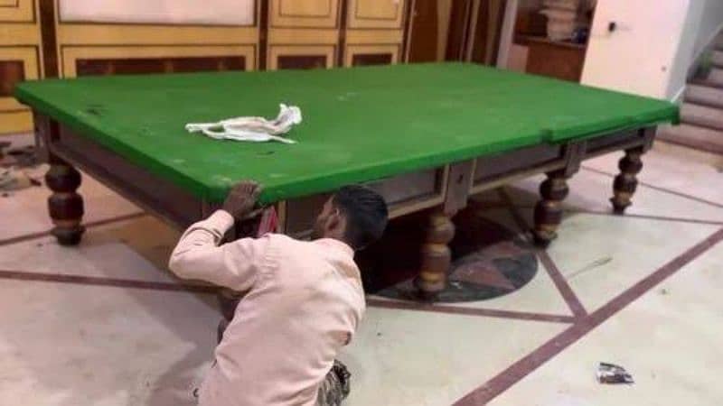 Snooker fitting k liye rabta kryn 03225246820 0