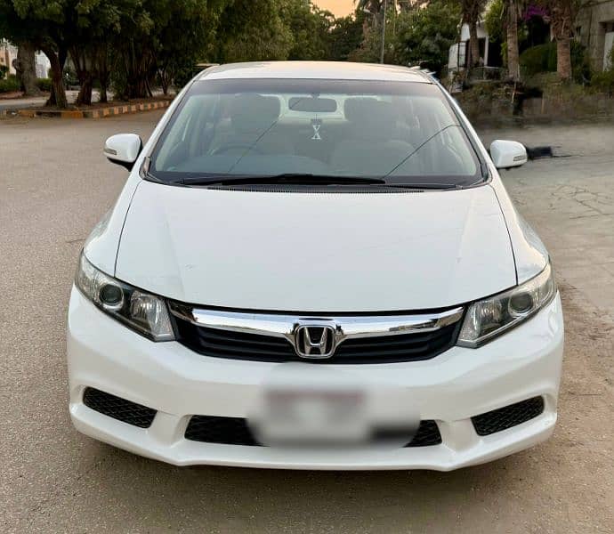 Honda Civic Prosmetic 2014 like new white beauty 0