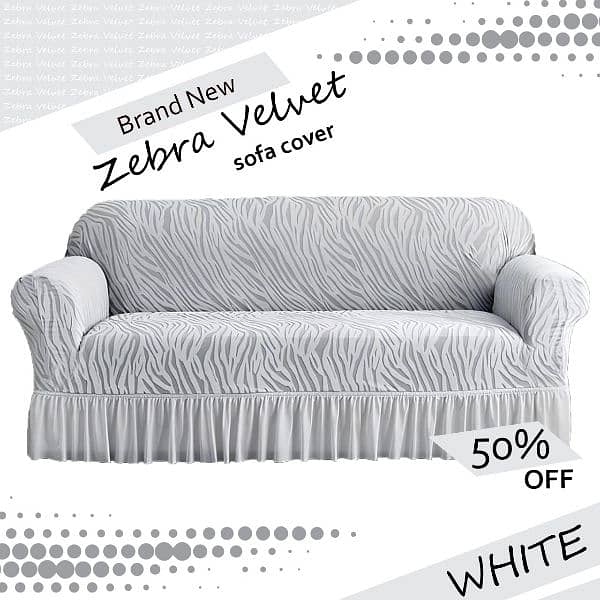 New Sofa Covers zebra print/0322.067. 63.64) All Size available 2