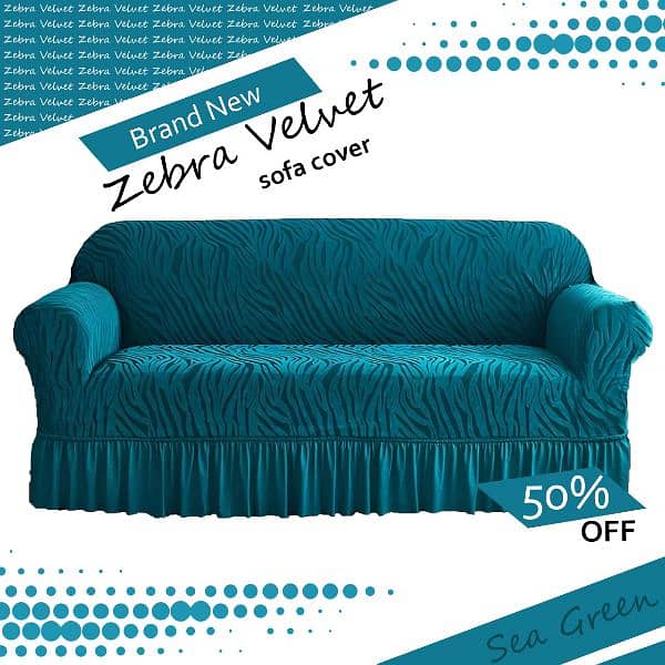 New Sofa Covers zebra print/0322.067. 63.64) All Size available 8