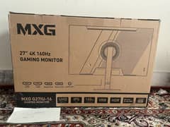 MXG G27IU-16 27inch IPS 4K 160hz, VRR enabled Gaming Monitor with HDMI