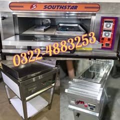 Pizza Oven Fryer Slush dough Mixer Fast food grill used new Pizza Oven