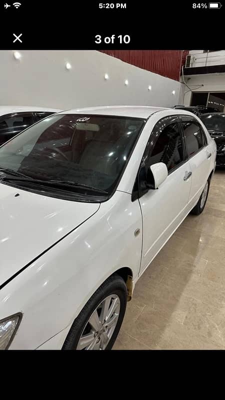 Toyota corolla x 2005 model 2008 2009 register 0