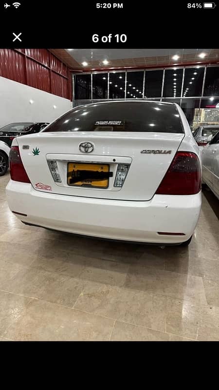 Toyota corolla x 2005 model 2008 2009 register 4