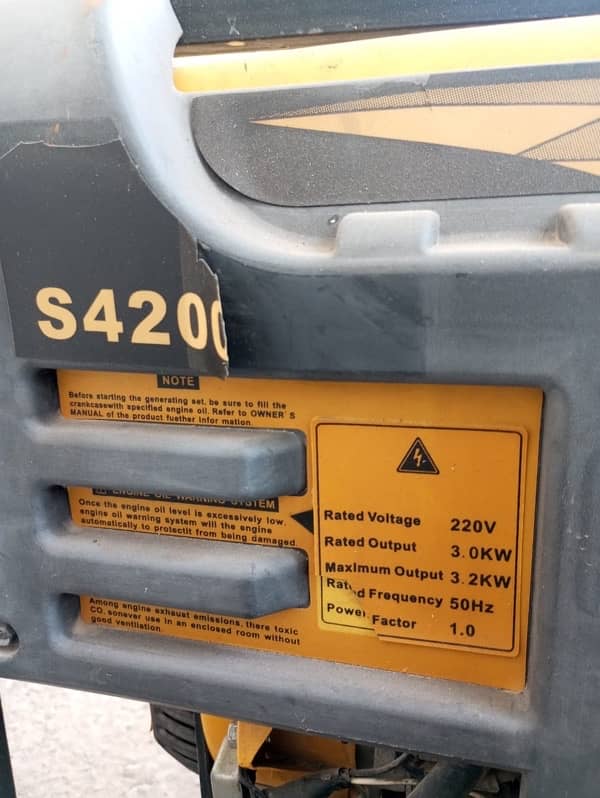 SANSO S4200 207cc generator 3