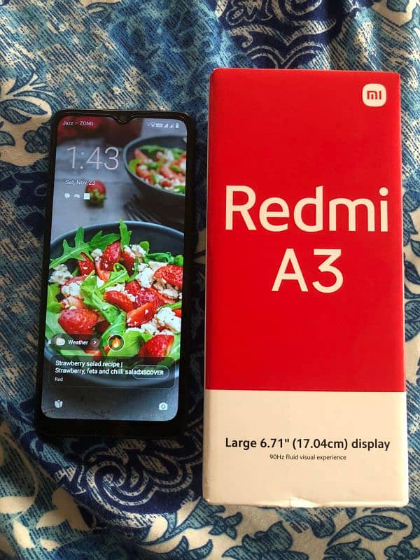 Redmi a3 7months warranty available almost new condition 10/10 0