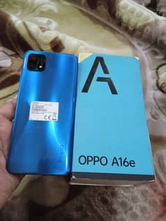 oppo A16e 4-64 with box and orignal charge penal change hn but A+ wala