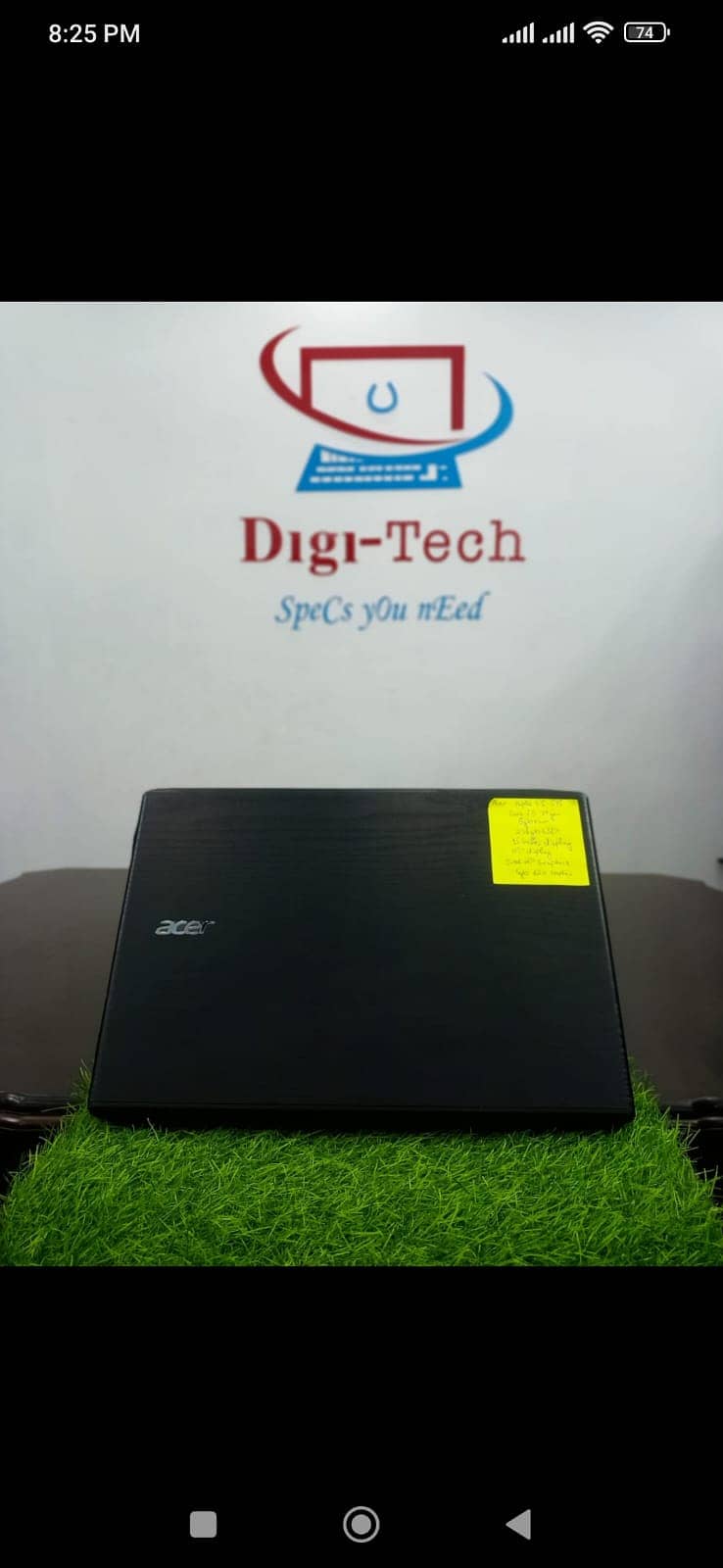 Acer Aspire i3 7 Gen 8gb ram 256gb SSD 2