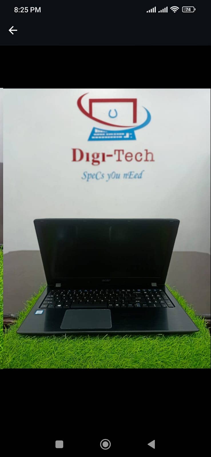 Acer Aspire i3 7 Gen 8gb ram 256gb SSD 3