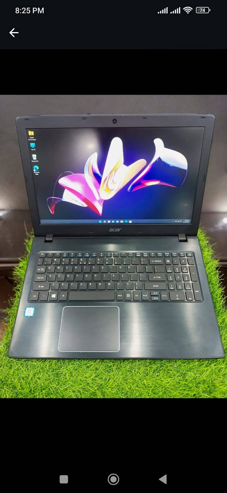 Acer Aspire i3 7 Gen 8gb ram 256gb SSD 4