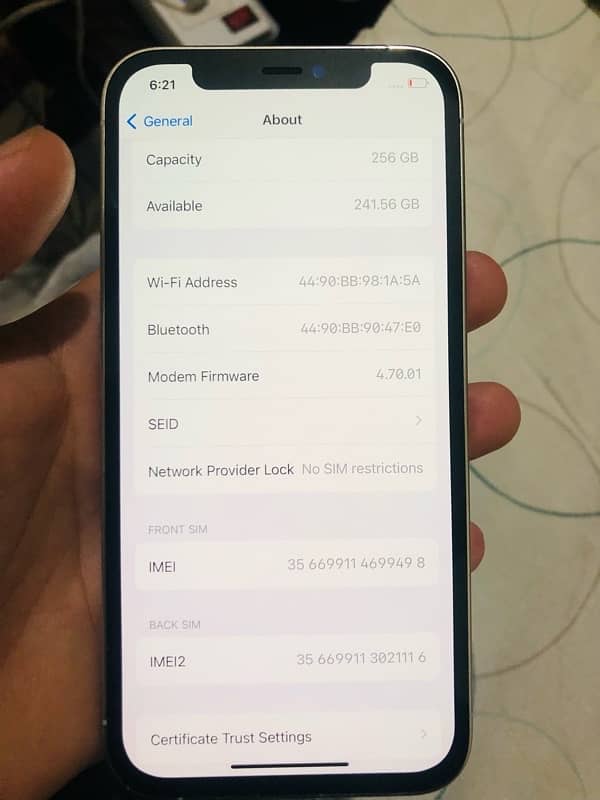 iphone 12 pro 256gb pta approved 8