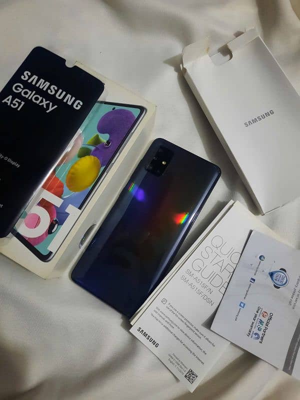 Samsung A51 6/128 condition new jsie PTA Aprovied 9