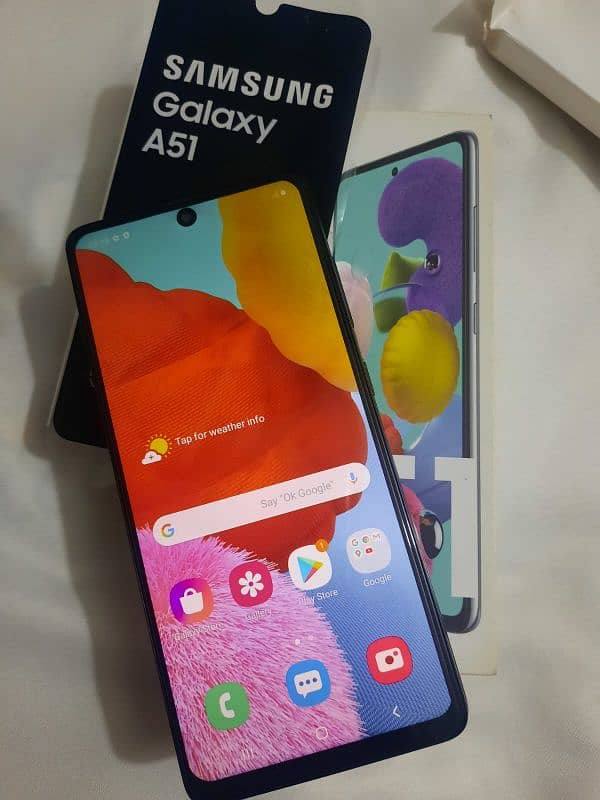 Samsung A51 6/128 condition new jsie PTA Aprovied 12