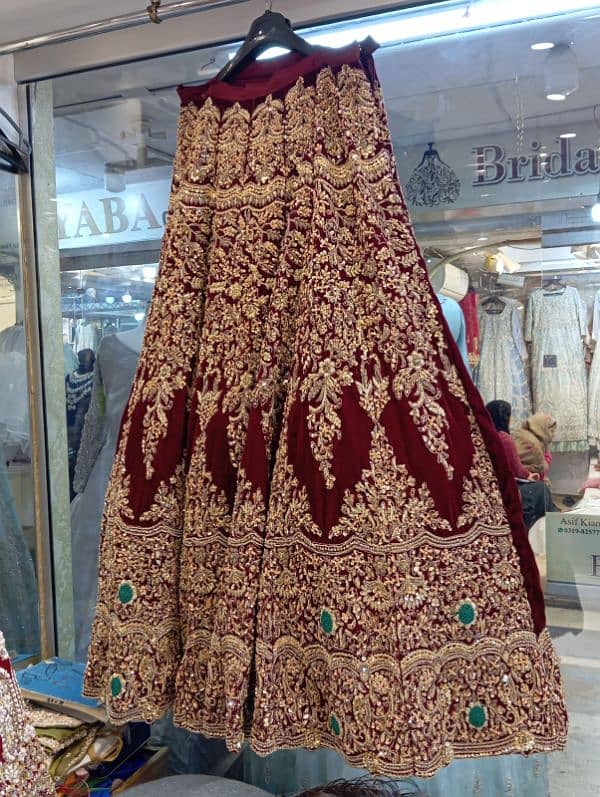 hand made velvet lehnga kurti 4