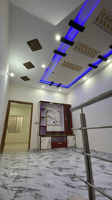 2.5 Marla Brand New Sapinish Double Story House Urgent For Sale Prime Locaiton Near Sha Fareed Chowk in sabzazar 5