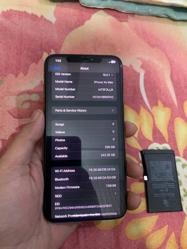 Iphone xs max 256gb PTA approved 4