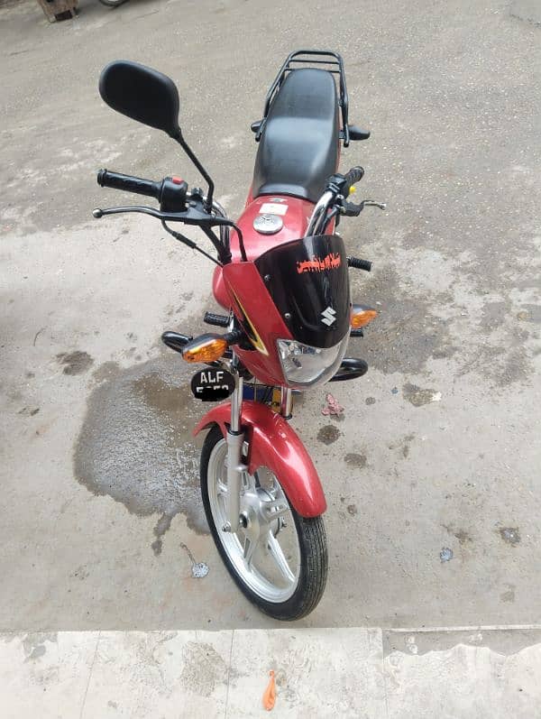 Motorcycle Suzuki GD 110 red colour motorbike condition 10/9 0